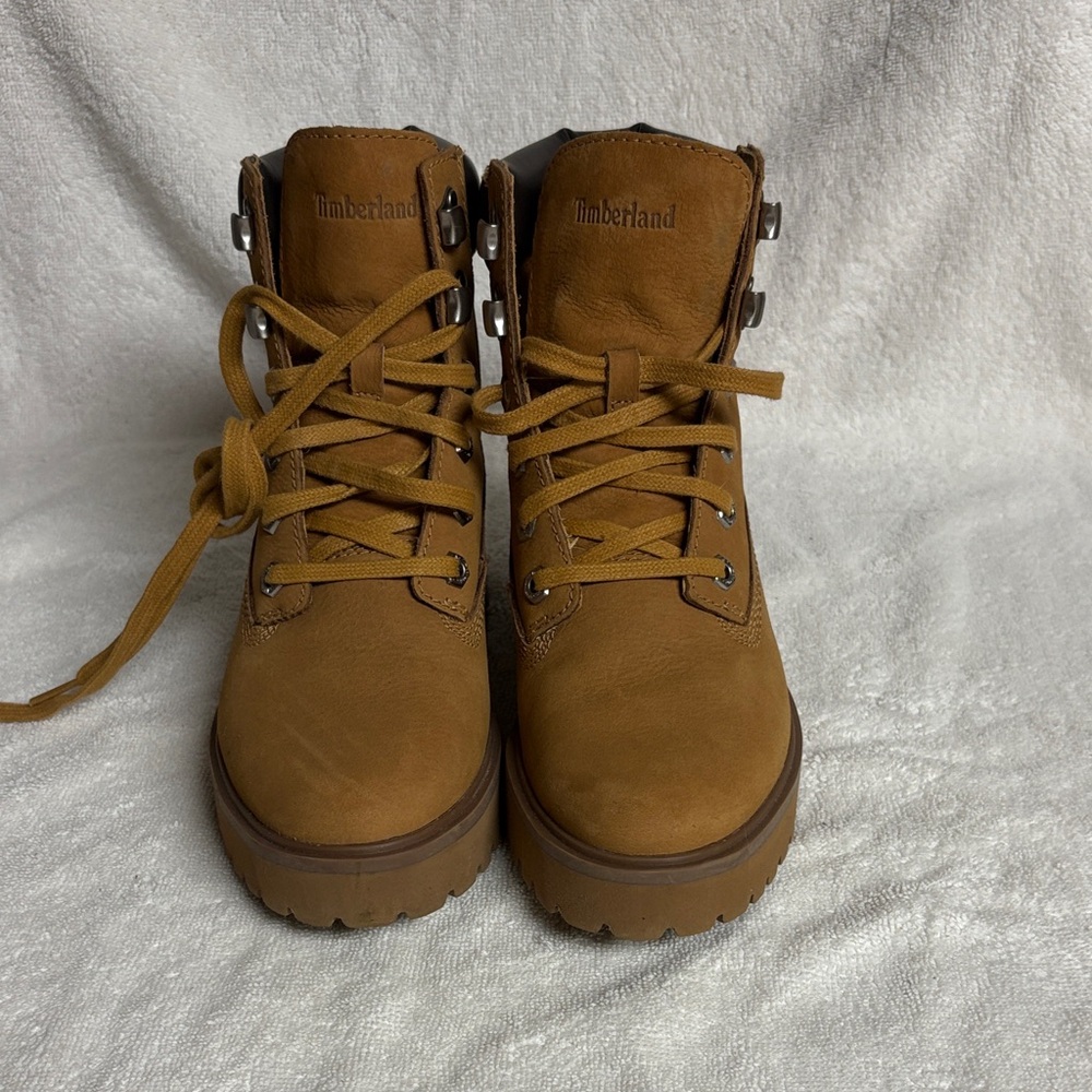Timberland Tan Leather Hiking Boots